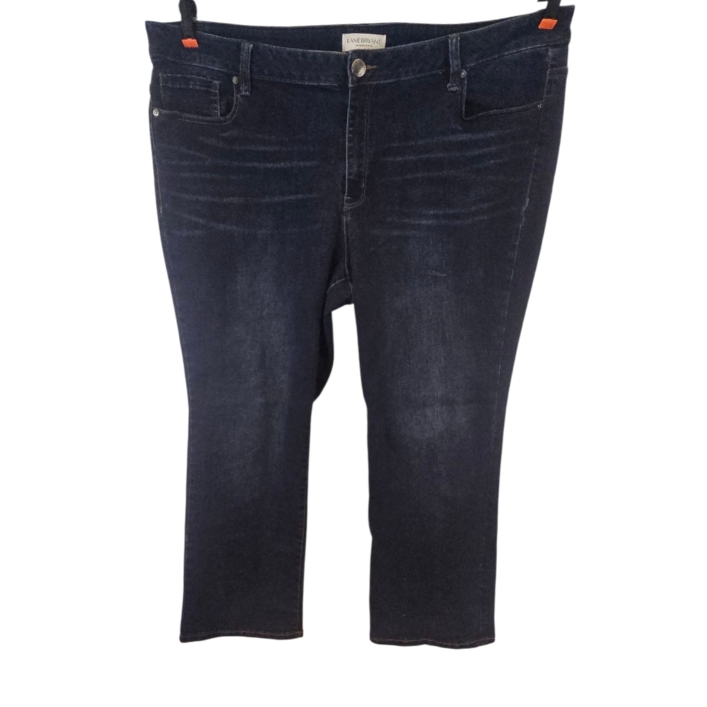 Lane Bryant Size 26 Super Stretch  Boot Cut Jeans Mid-Rise